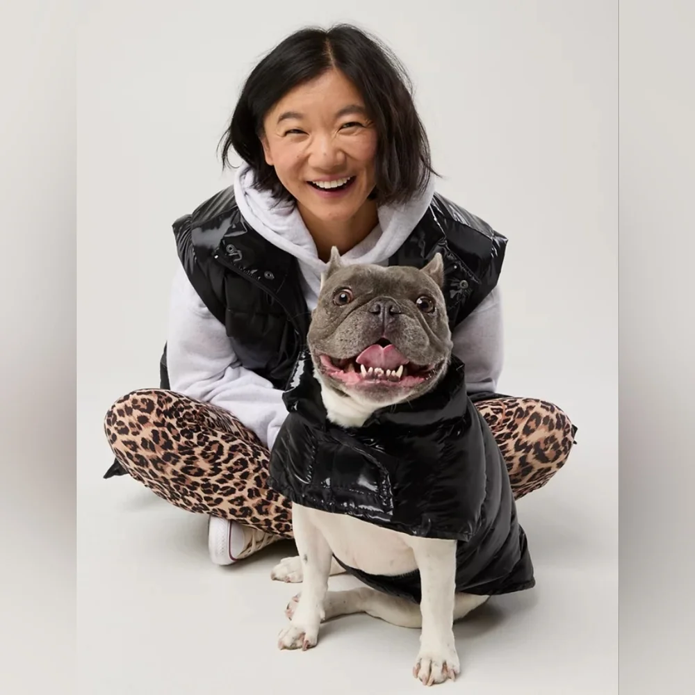 OFFLEASH By Aerie Puff Love Dog Vest Coat‎ Size M NWT